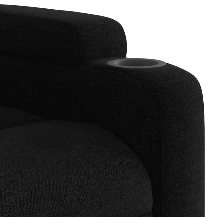 Recliner Chair Black Fabric Txbplob