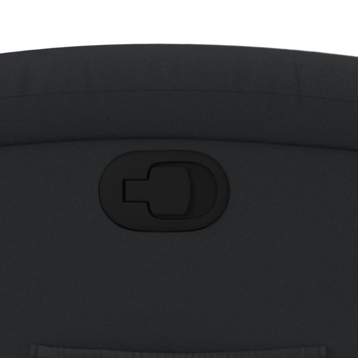 Recliner Chair Black Real Leather Txbpkxb