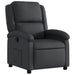 Recliner Chair Black Real Leather Txbpkxb