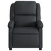 Recliner Chair Black Real Leather Txbpkxb
