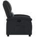 Recliner Chair Black Real Leather Txbpkxb