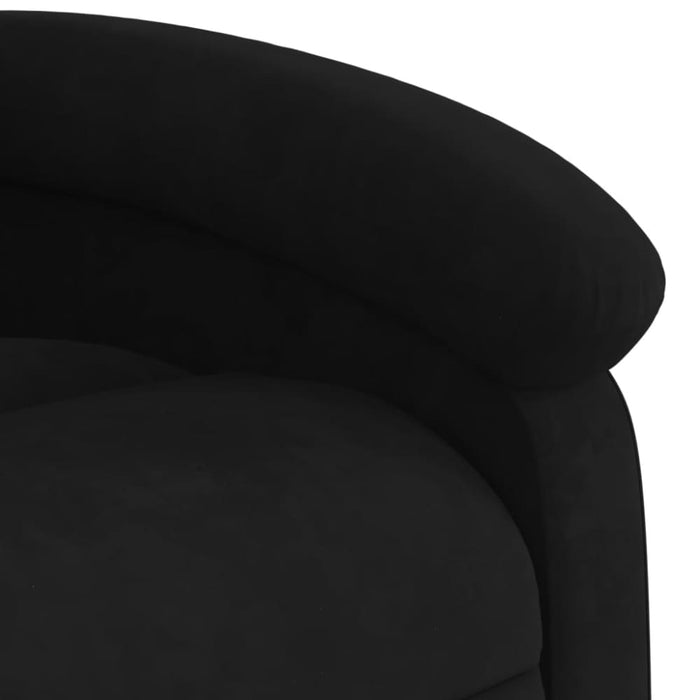 Recliner Chair Black Velvet Txbpakt