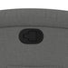 Recliner Chair Dark Grey Fabric Tioipx