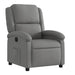 Recliner Chair Dark Grey Fabric Tioipx