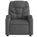 Recliner Chair Dark Grey Fabric Tixaax