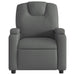 Recliner Chair Dark Grey Fabric Tixtll