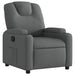 Recliner Chair Dark Grey Fabric Tixtll
