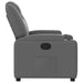 Recliner Chair Dark Grey Fabric Tixtll