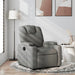 Recliner Chair Dark Grey Fabric Tixtll
