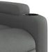 Recliner Chair Dark Grey Fabric Tixtll