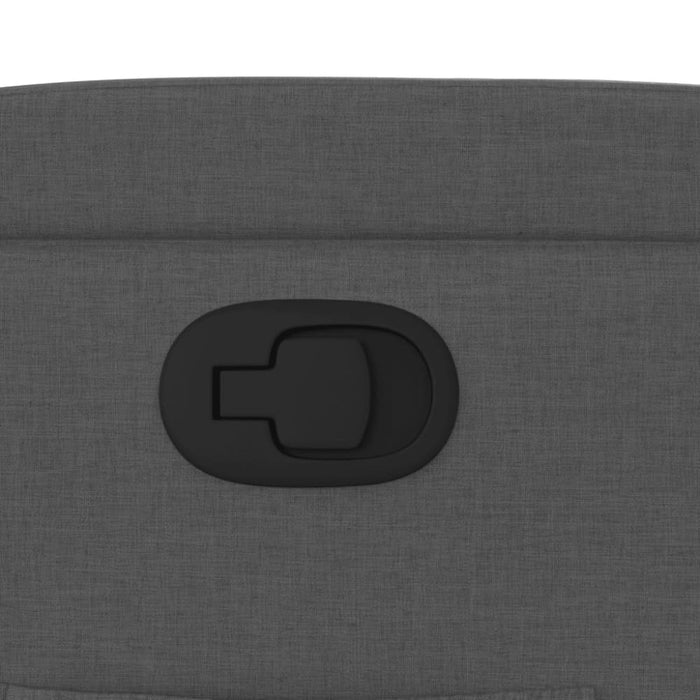 Recliner Chair Dark Grey Fabric Tixtll