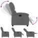 Recliner Chair Dark Grey Fabric Txbpaot