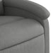Recliner Chair Dark Grey Fabric Txbpaot