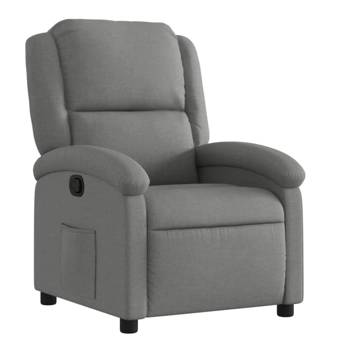 Recliner Chair Dark Grey Fabric Txbpaot