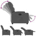 Recliner Chair Dark Grey Fabric Txbplbk