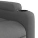 Recliner Chair Dark Grey Fabric Txbppbk