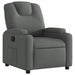 Recliner Chair Dark Grey Fabric Txbppbk