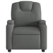 Recliner Chair Dark Grey Fabric Txbppbk