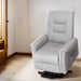 Recliner Chair Lift Assist Grey Leather
