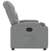 Recliner Chair Light Grey Fabric Tixaao