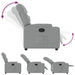 Recliner Chair Light Grey Fabric Tixaao