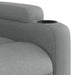 Recliner Chair Light Grey Fabric Tixaao