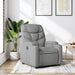 Recliner Chair Light Grey Fabric Tixaao