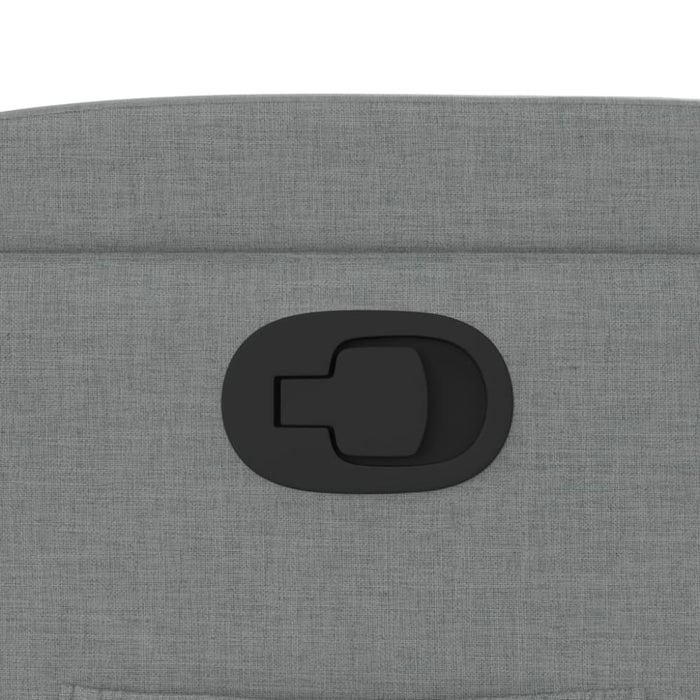 Recliner Chair Light Grey Fabric Tixaao