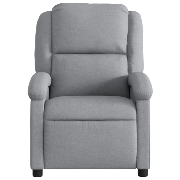 Recliner Chair Light Grey Fabric Txbpaox