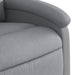 Recliner Chair Light Grey Fabric Txbpaox