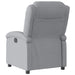 Recliner Chair Light Grey Fabric Txbpaox