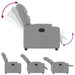 Recliner Chair Light Grey Fabric Txbplbn