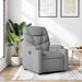 Recliner Chair Light Grey Fabric Txbplbn
