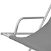Reclining Deck Chairs 2 Pcs Steel Grey Axktn