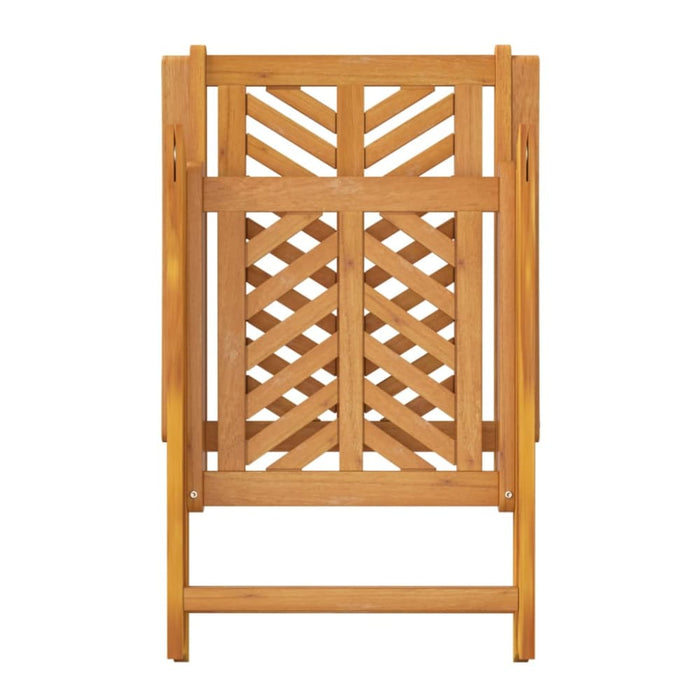 Reclining Garden Chairs 2 Pcs Solid Wood Acacia Tlxxto
