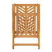 Reclining Garden Chairs 2 Pcs Solid Wood Acacia Tlxxto