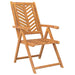 Reclining Garden Chairs 2 Pcs Solid Wood Acacia Tlxxto