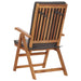 Nz Local Stock-reclining Garden Chairs with Cushions 2 Pcs