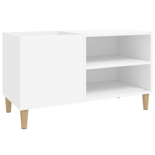 Record Cabinet White 84.5x38x48 Cm Engineered Wood Ntokao