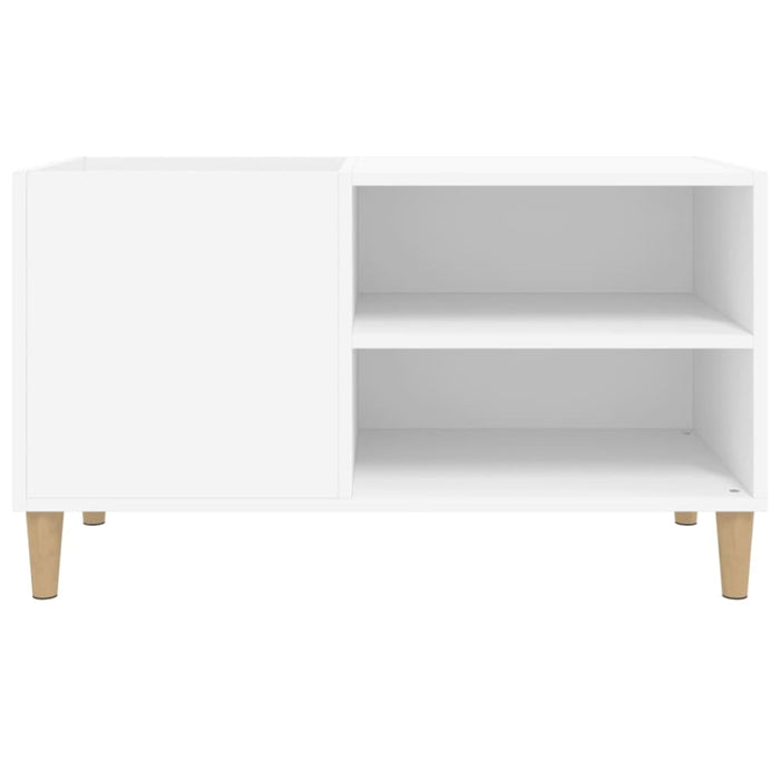 Record Cabinet White 84.5x38x48 Cm Engineered Wood Ntokao