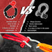 Recovery Ring Soft Shackle Kit Snatch Block Pulley Rope 4wd