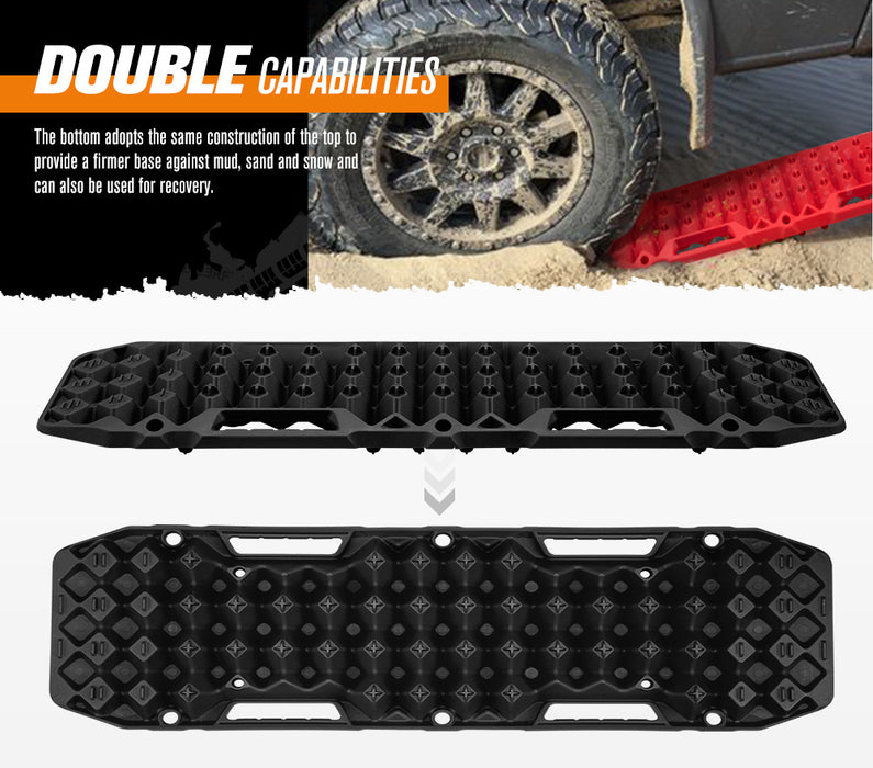 4Wd Recovery Tracks / W Mounting Pins Jack Base Bag Snow Boards 4X4