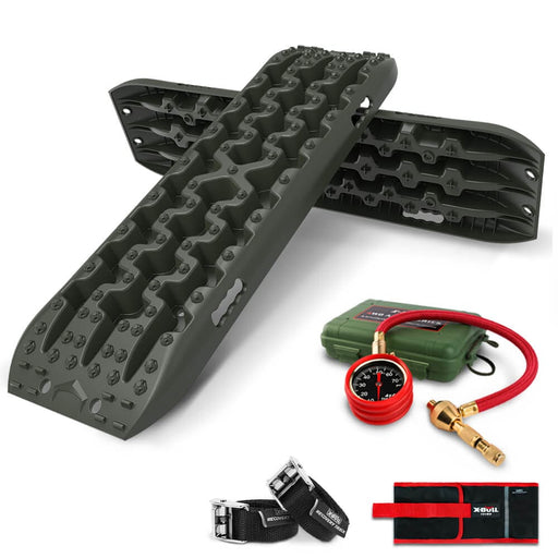 4x4 Recovery Tracks Boards Sand Truck Mud 4wd Gen3.0 Green/