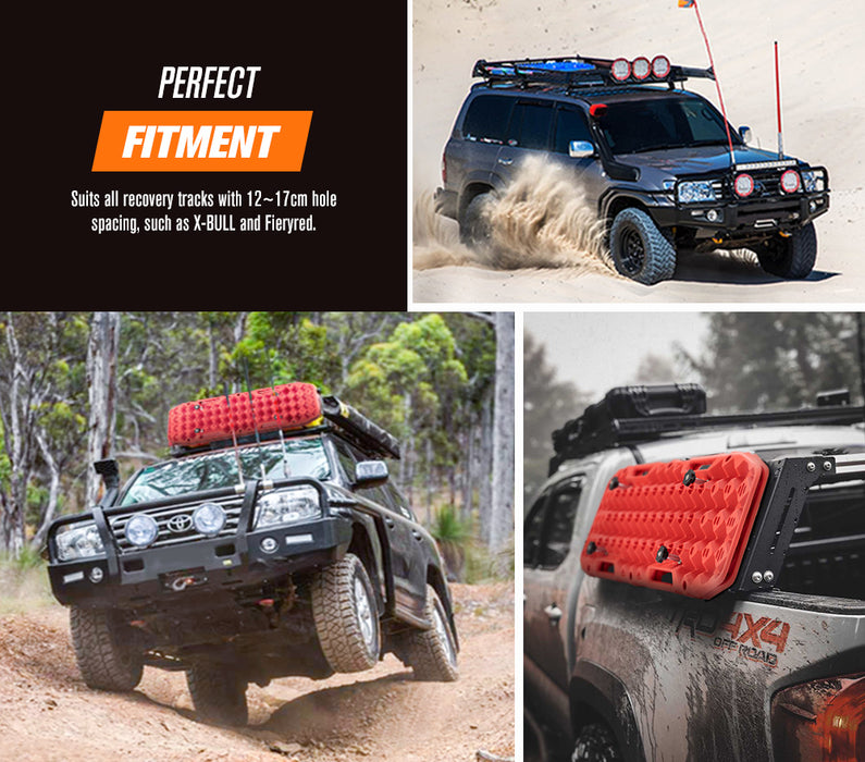 4Wd Recovery Tracks / W Mounting Pins Jack Base Bag Snow Boards 4X4