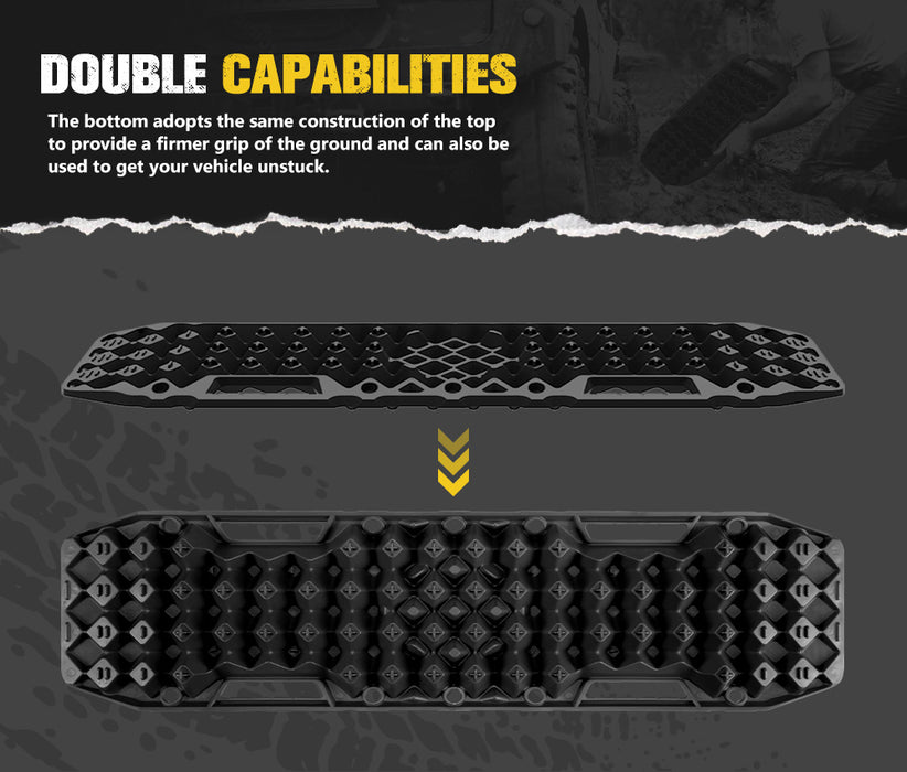 4Wd Recovery Tracks / W Mounting Pins Jack Base Bag Snow Boards 4X4