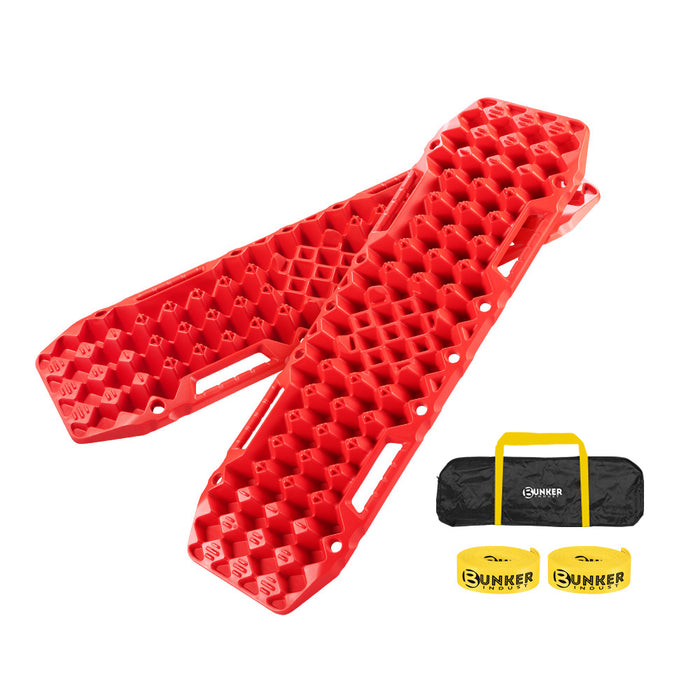 4Wd Recovery Tracks / W Mounting Pins Jack Base Bag Snow Boards 4X4