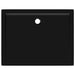Rectangular Abs Shower Base Tray Black 70x90 Cm Oankoo