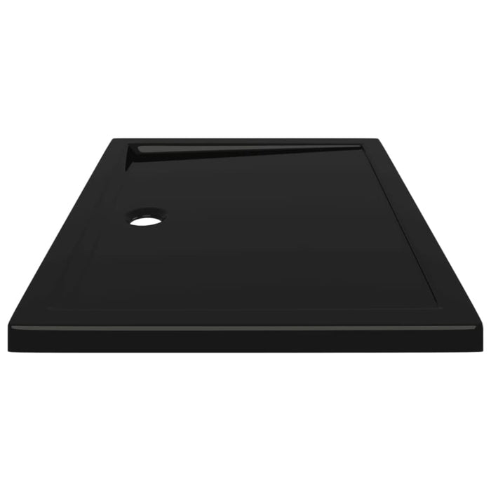 Rectangular Abs Shower Base Tray Black 70x90 Cm Oankoo