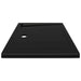 Rectangular Abs Shower Base Tray Black 70x90 Cm Oankoo