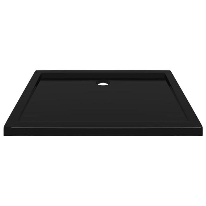 Rectangular Abs Shower Base Tray Black 70x90 Cm Oankoo
